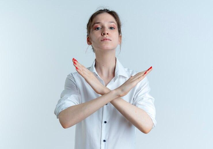 girls crossing hands